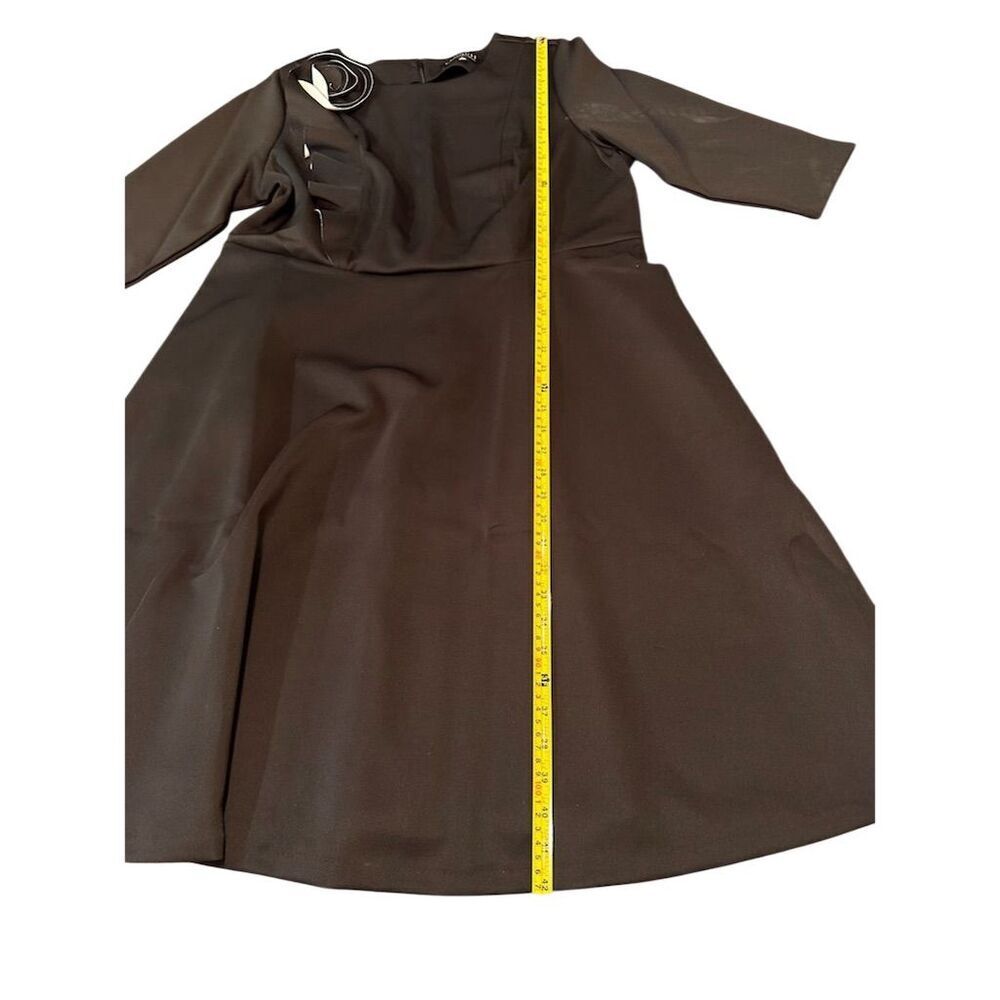 Eloquii Women's Elegant Classic Silhouette Dress Black Size 18 NWT - Picture 6 of 14